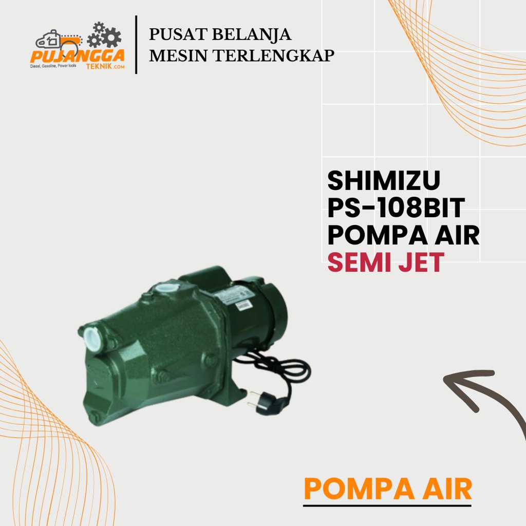 SHIMIZU PS-108BIT POMPA AIR SEMI JET