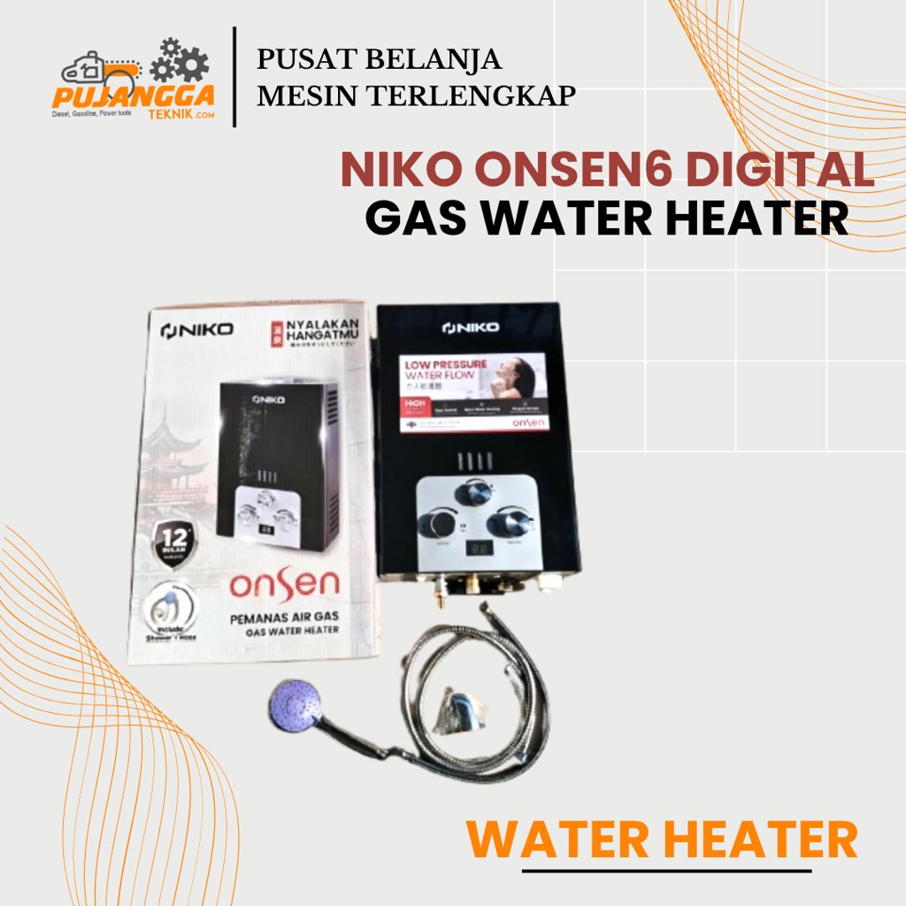 NIKO ONSEN6 DIGITAL GAS WATER HEATER