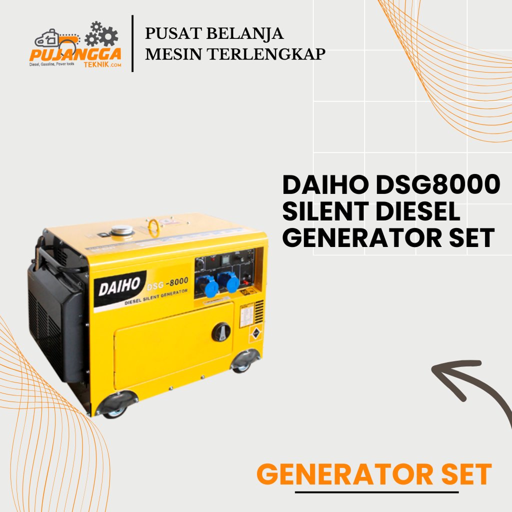 DAIHO DSG8000 SILENT DIESEL GENERATOR SET
