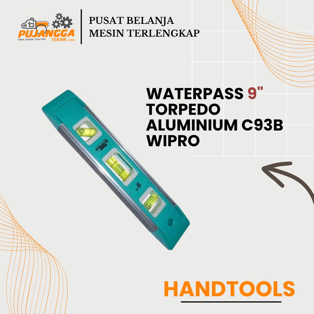 WATERPASS 9" TORPEDO ALUMINIUM C93B WIPRO