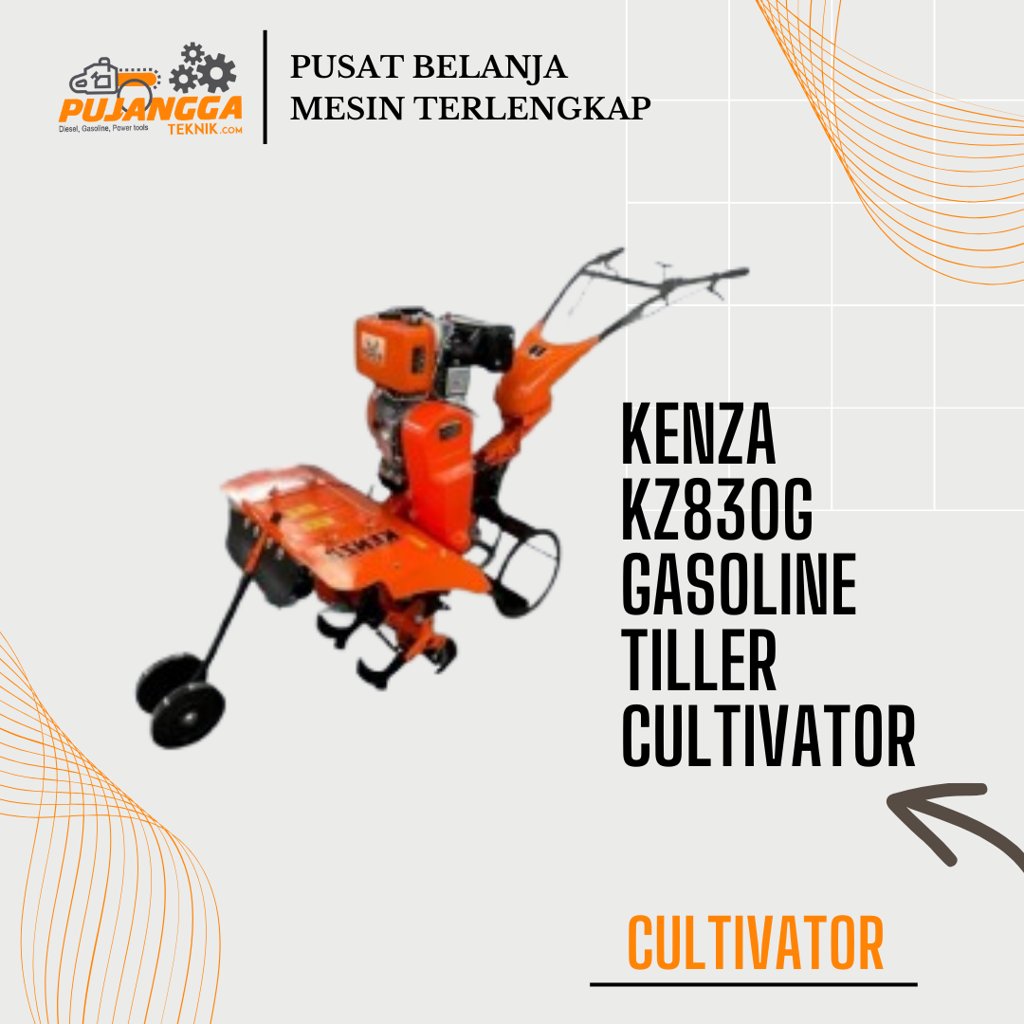 KENZA KZ830G GASOLINE TILLER CULTIVATOR