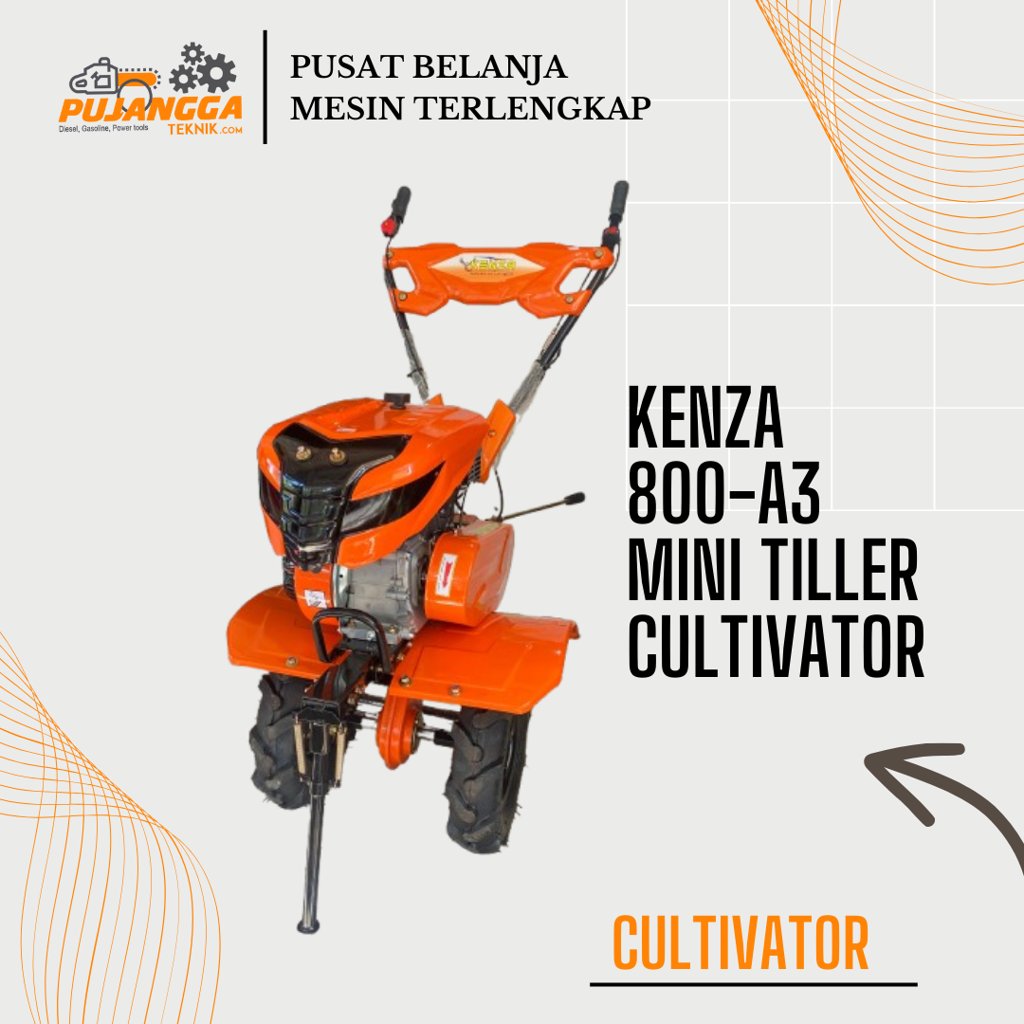 KENZA 800-A3 MINI TILLER CULTIVATOR