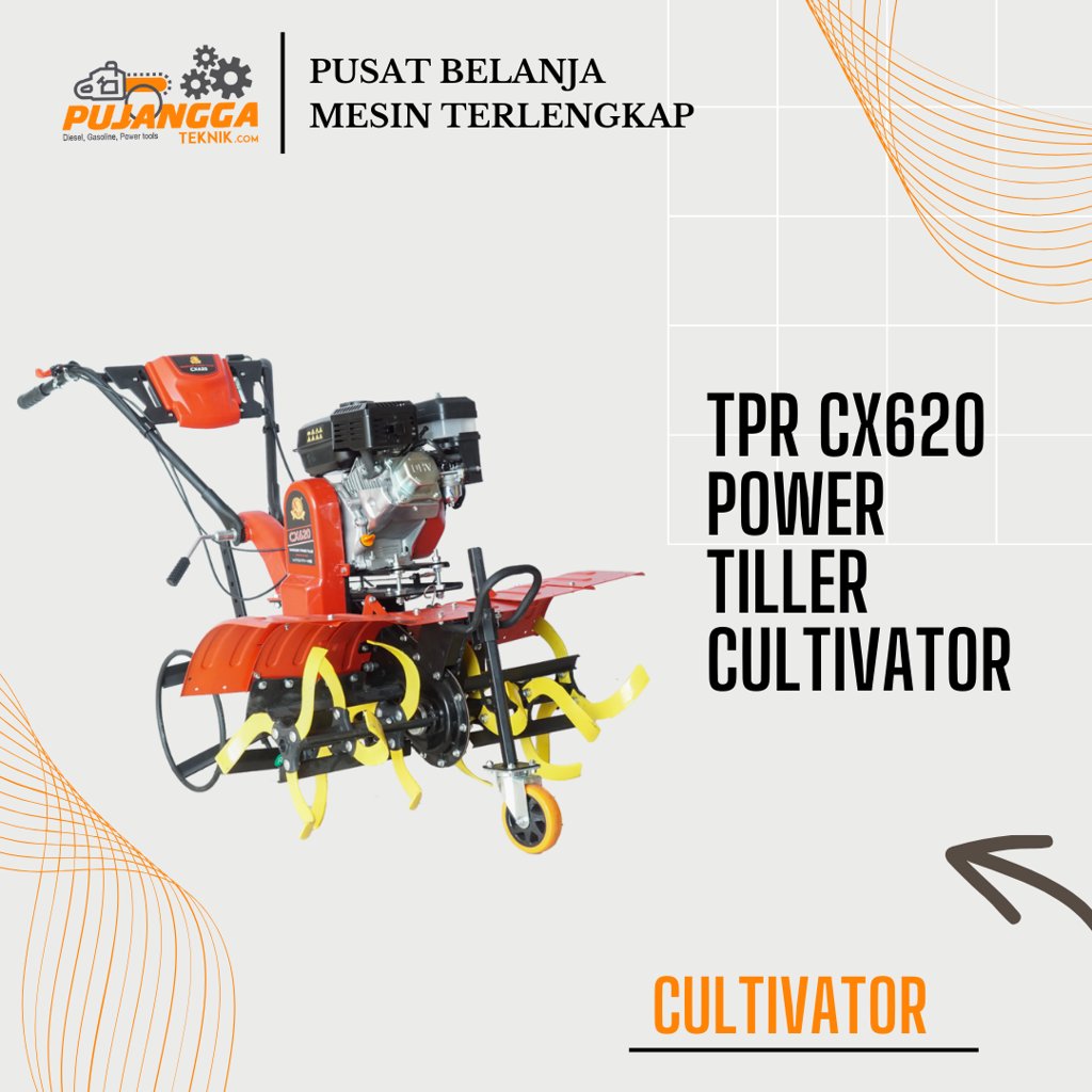 TPR CX620 POWER TILLER CULTIVATOR