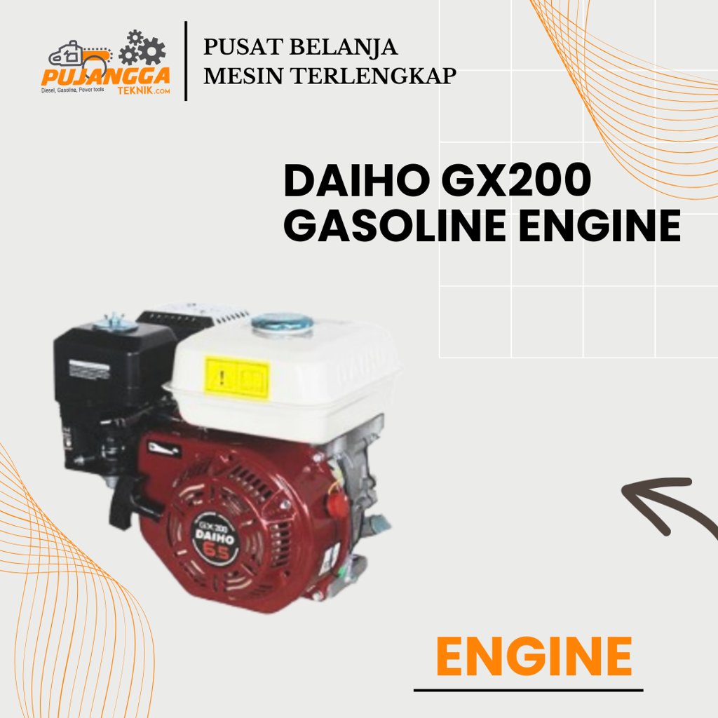 DAIHO GX200 GASOLINE ENGINE
