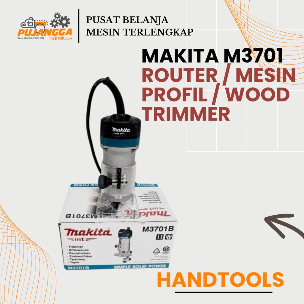 MAKITA M3701 ROUTER / MESIN PROFIL / WOOD TRIMMER