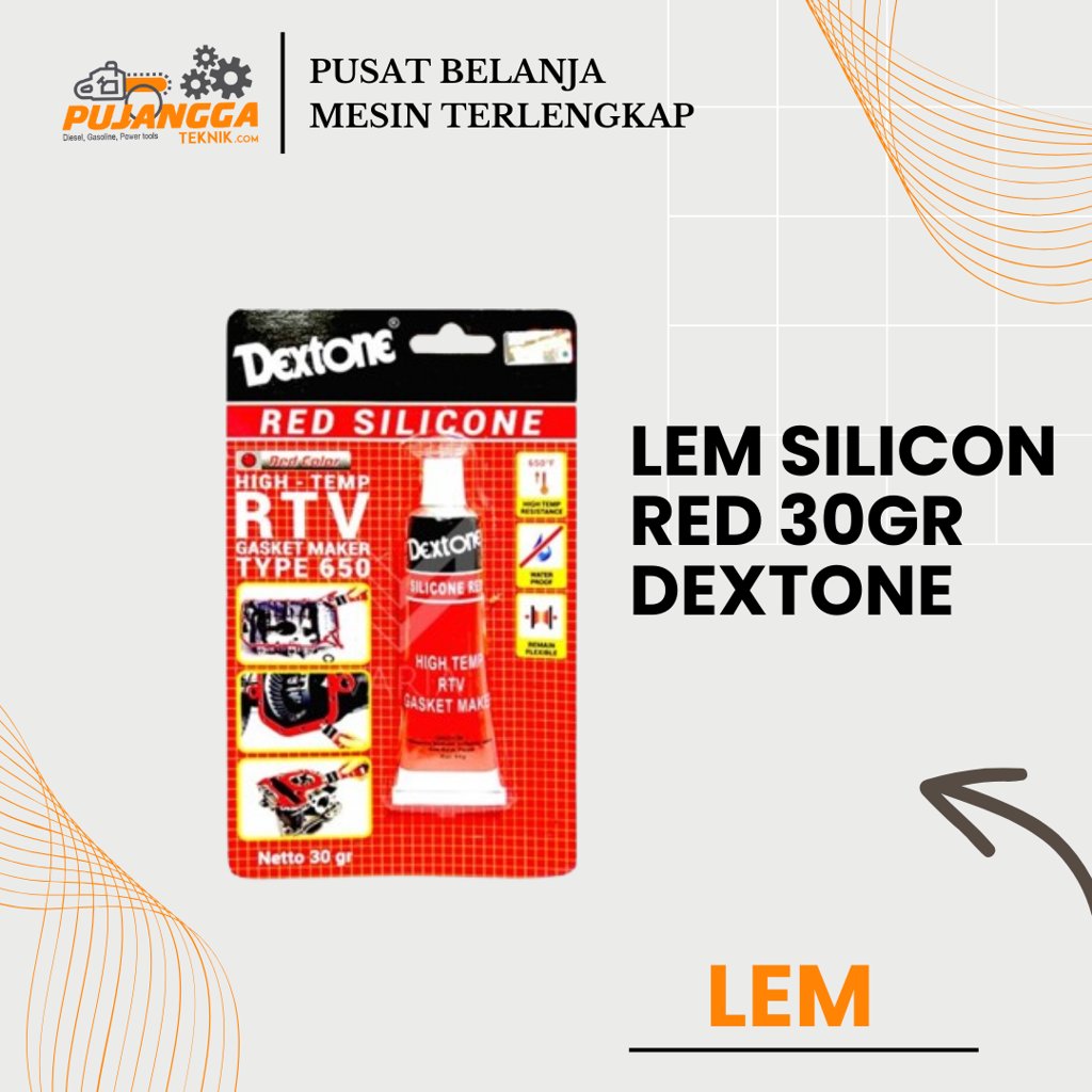 LEM SILICON RED 30GR DEXTONE