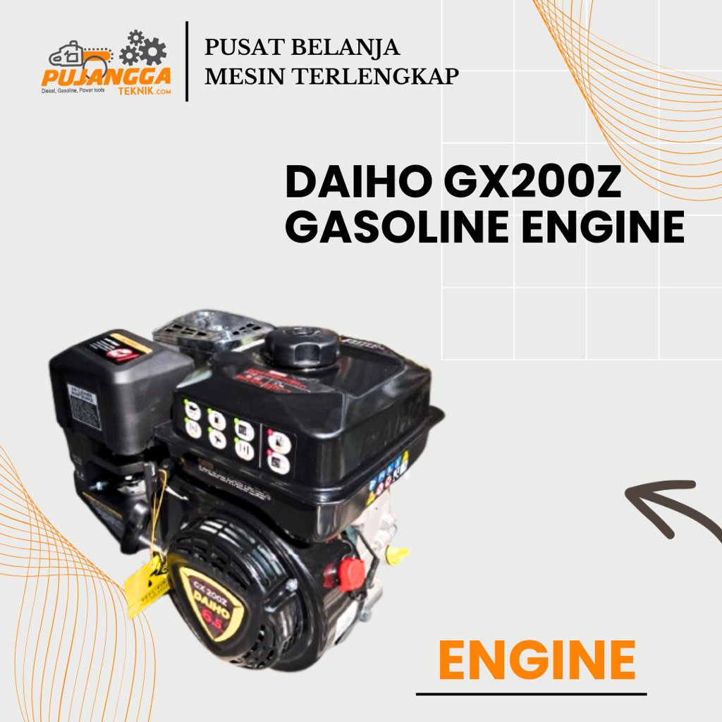 DAIHO GX200Z GASOLINE ENGINE