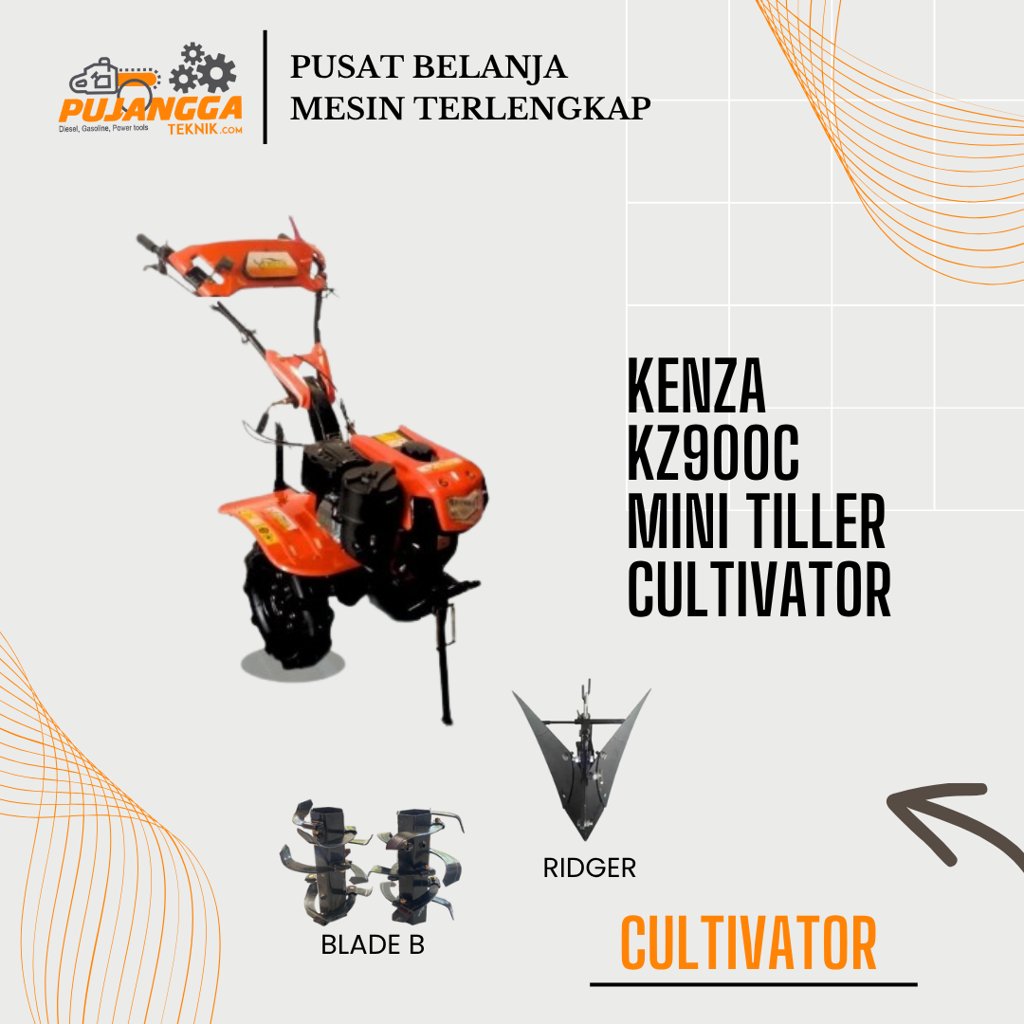 KENZA KZ900C MINI TILLER CULTIVATOR