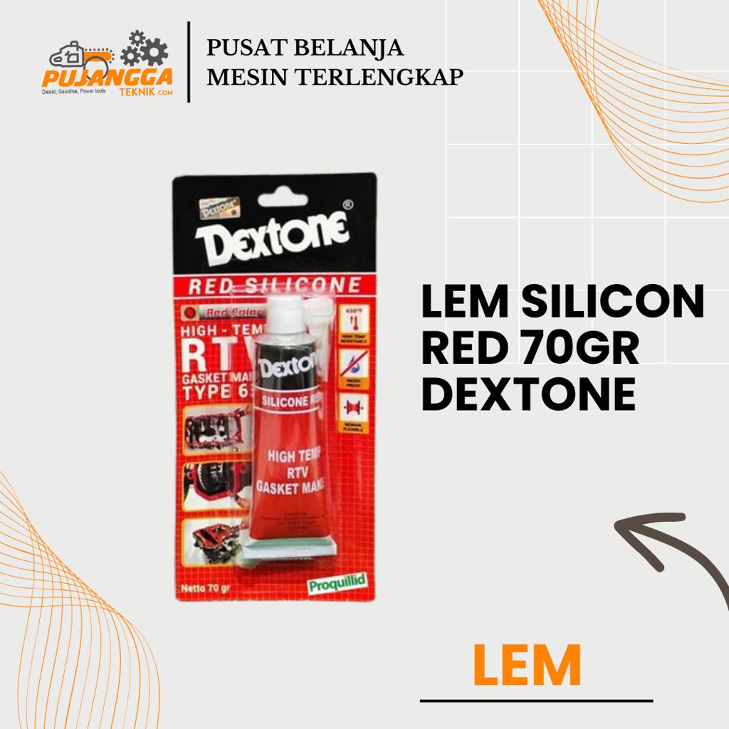 LEM SILICON RED 70GR DEXTONE