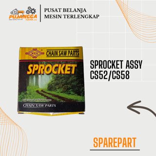 SPROCKET ASSY CS52/CS58