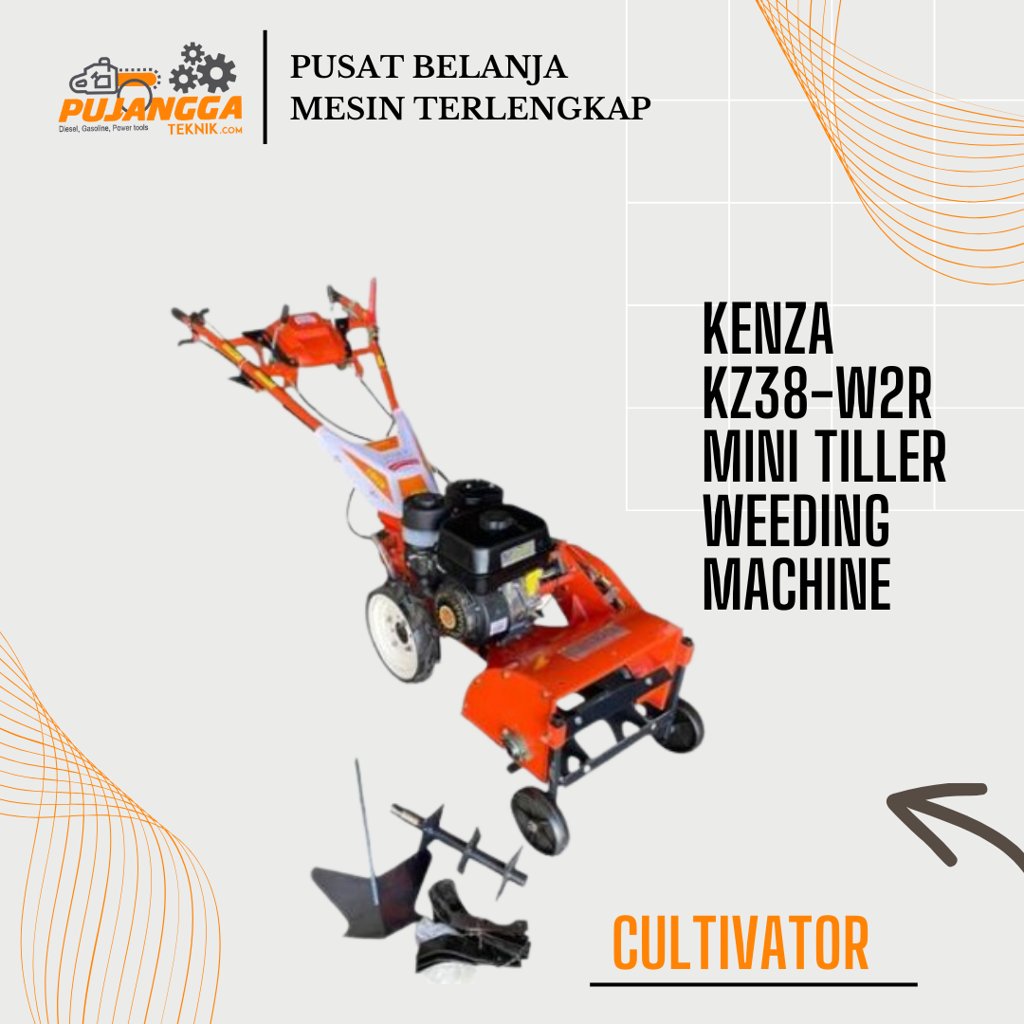 KENZA KZ38-W2R MINI TILLER WEEDING MACHINE