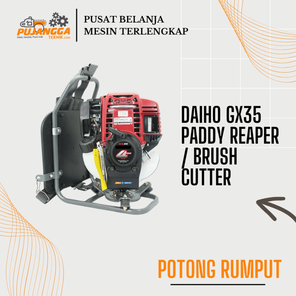 DAIHO GX35 PADDY REAPER / BRUSH CUTTER