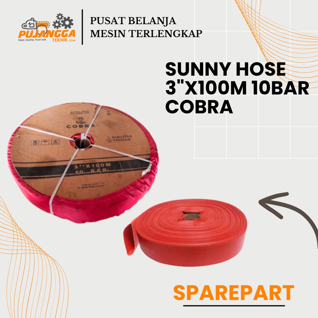 SUNNY HOSE 3"x100m 10BAR COBRA