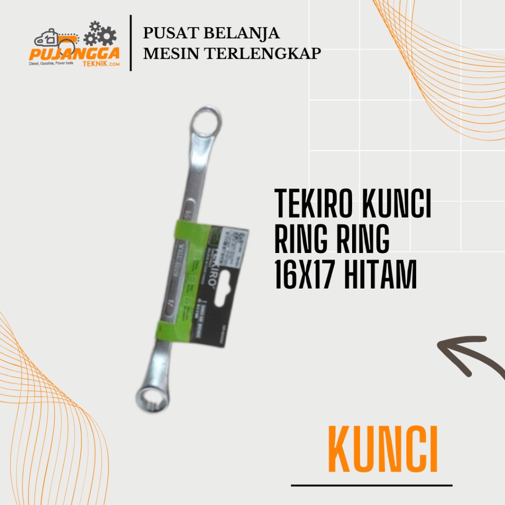 KUNCI RING RING 16X17 TEKIRO