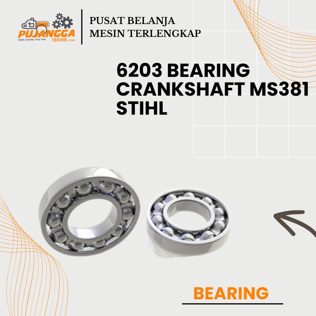 6203 BEARING CRANKSHAFT MS381 STIHL