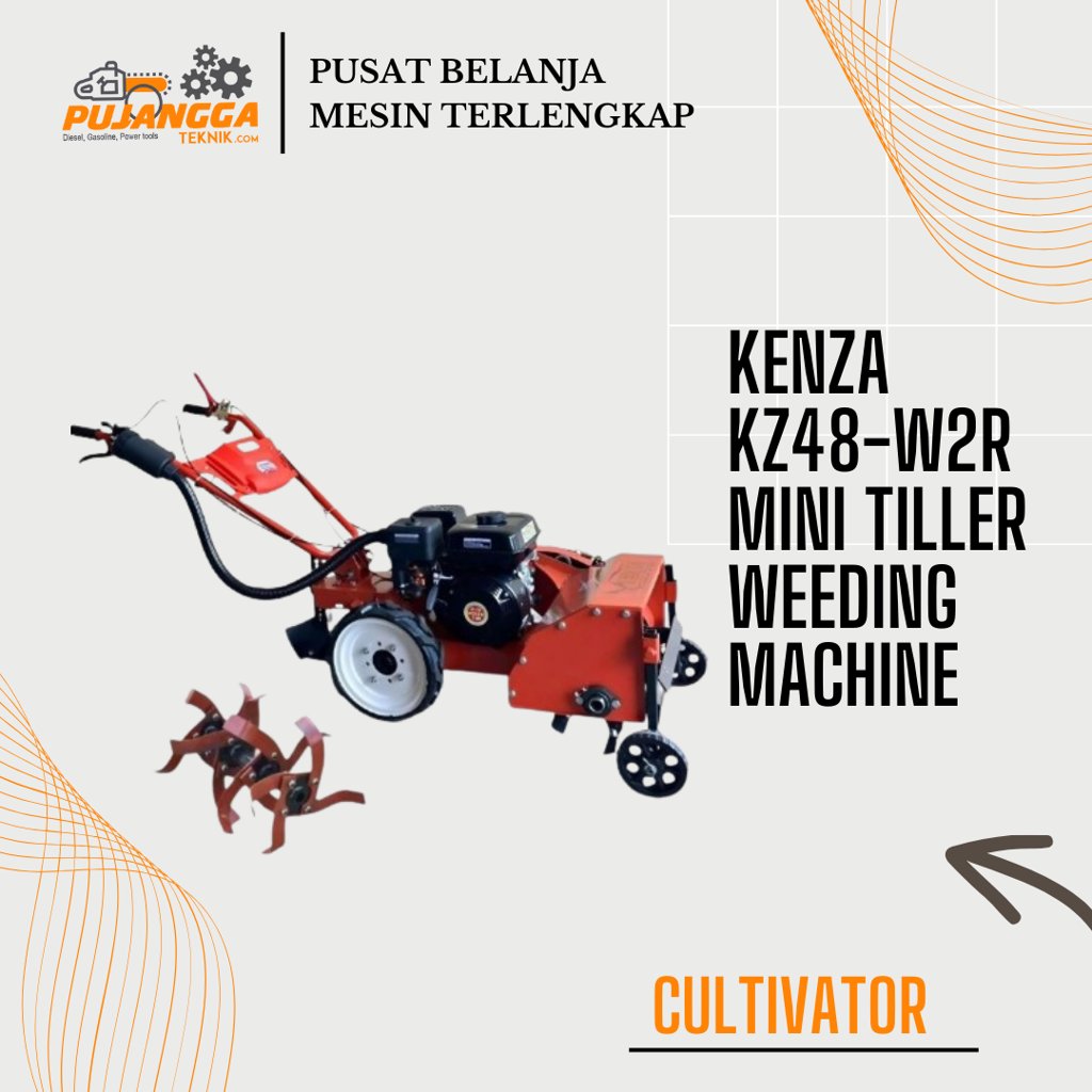 KENZA KZ48-W2R MINI TILLER WEEDING MACHINE