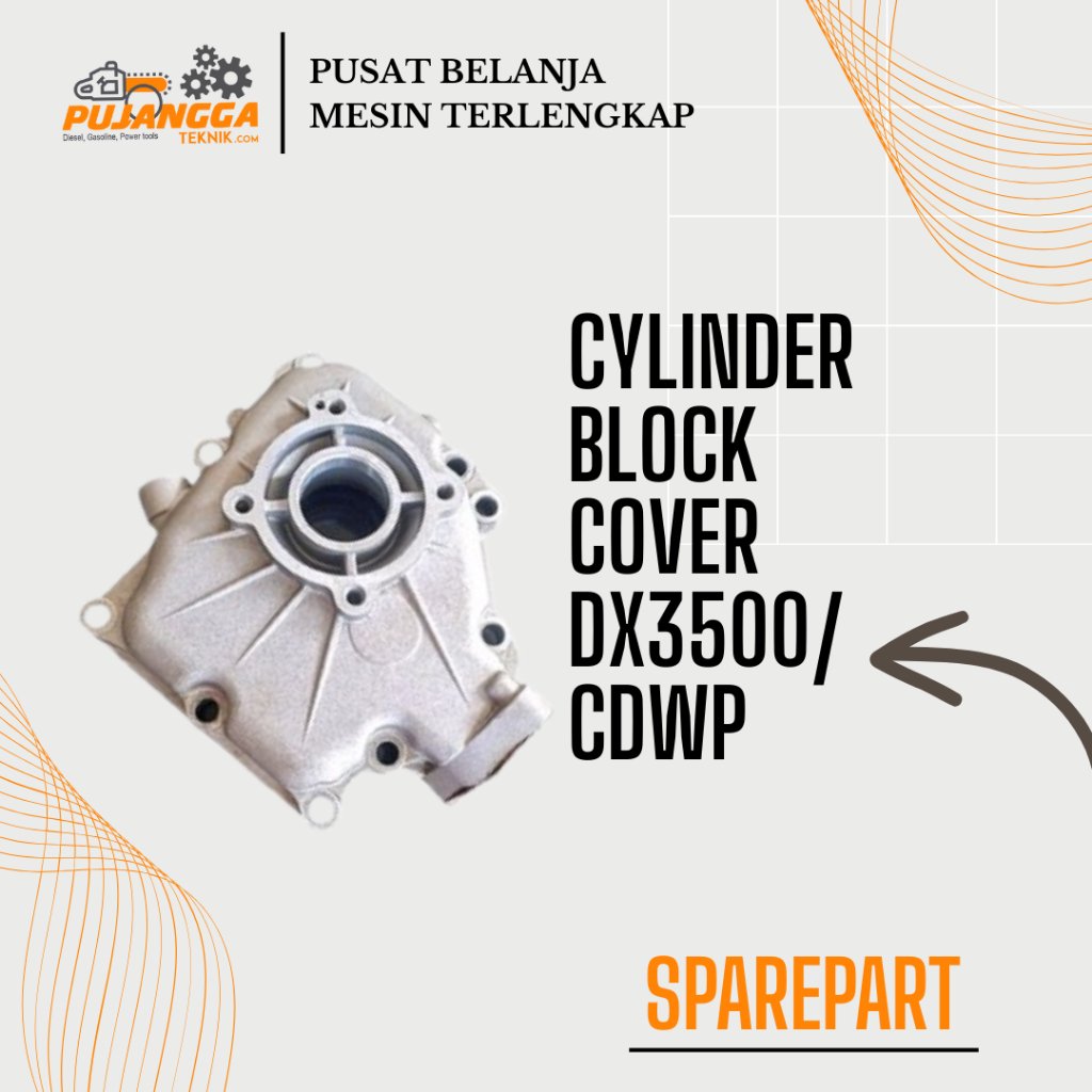 Cylinder block cover Shijin DX3500/CDWP