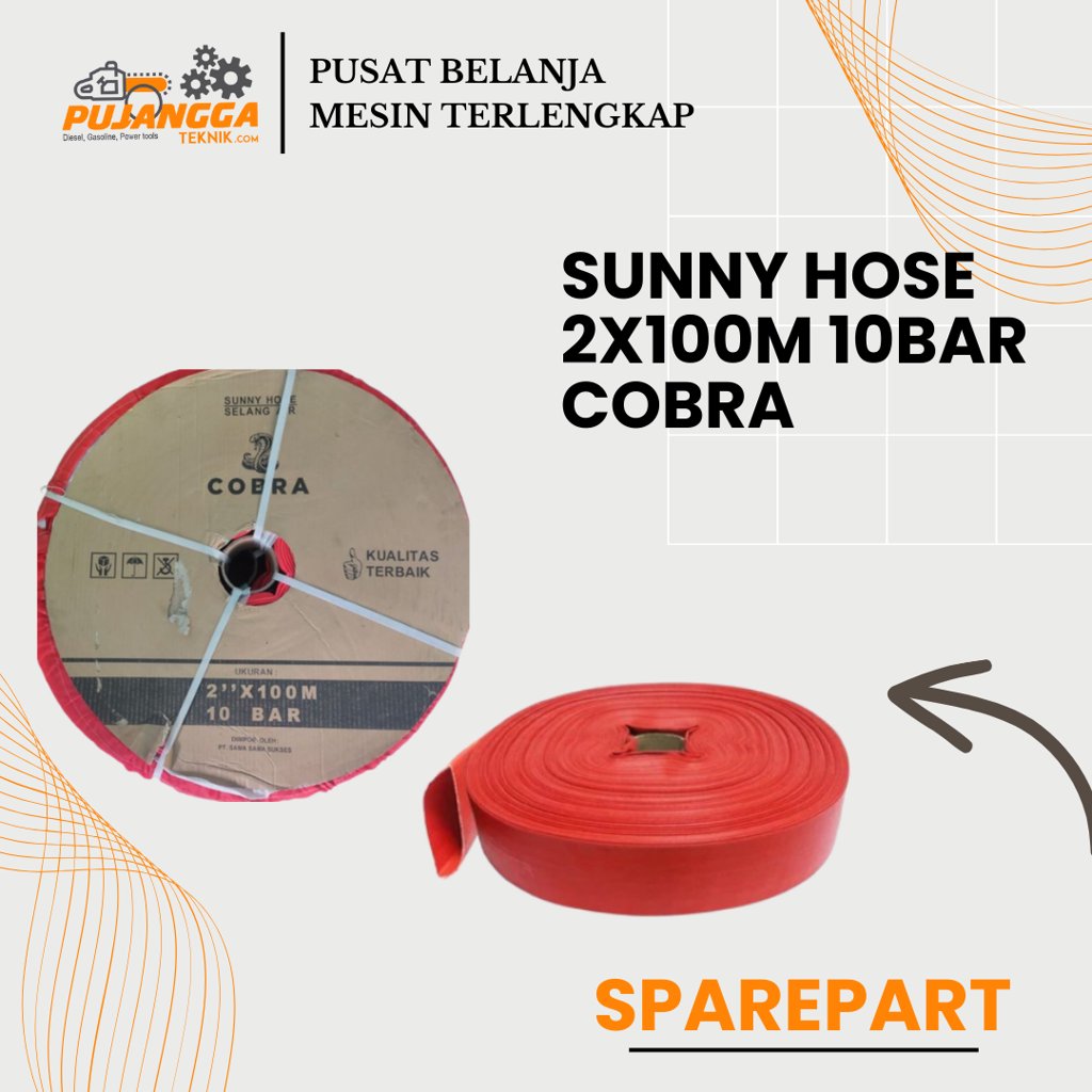 SUNNY HOSE 2x100m 10BAR COBRA