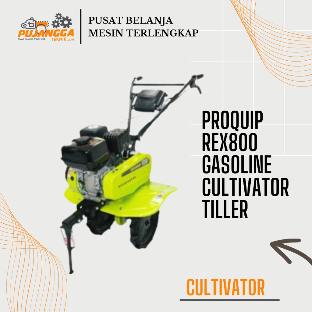 PROQUIP REX800 GASOLINE CULTIVATOR TILLER