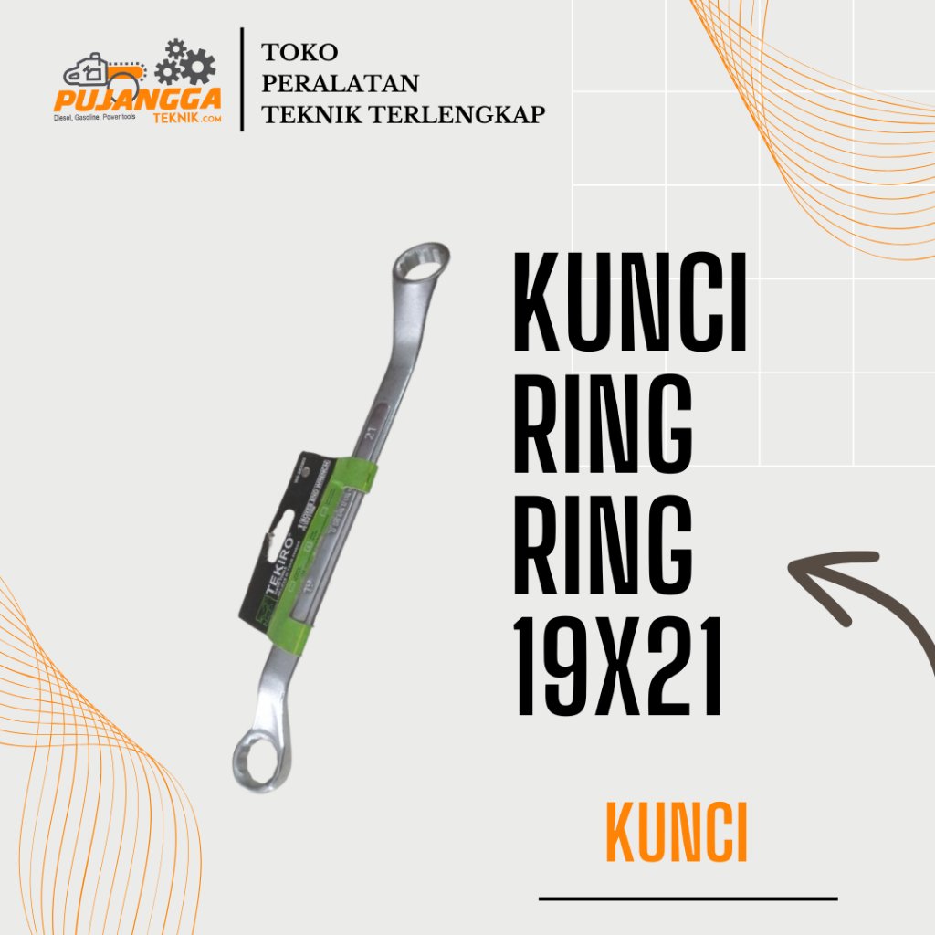 KUNCI RING RING 19X21 TEKIRO