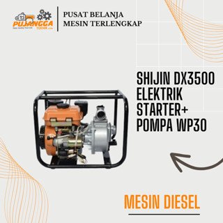 SHIJIN DX6500 DIESEL ENGINE W/ ELECTRIC STARTER
