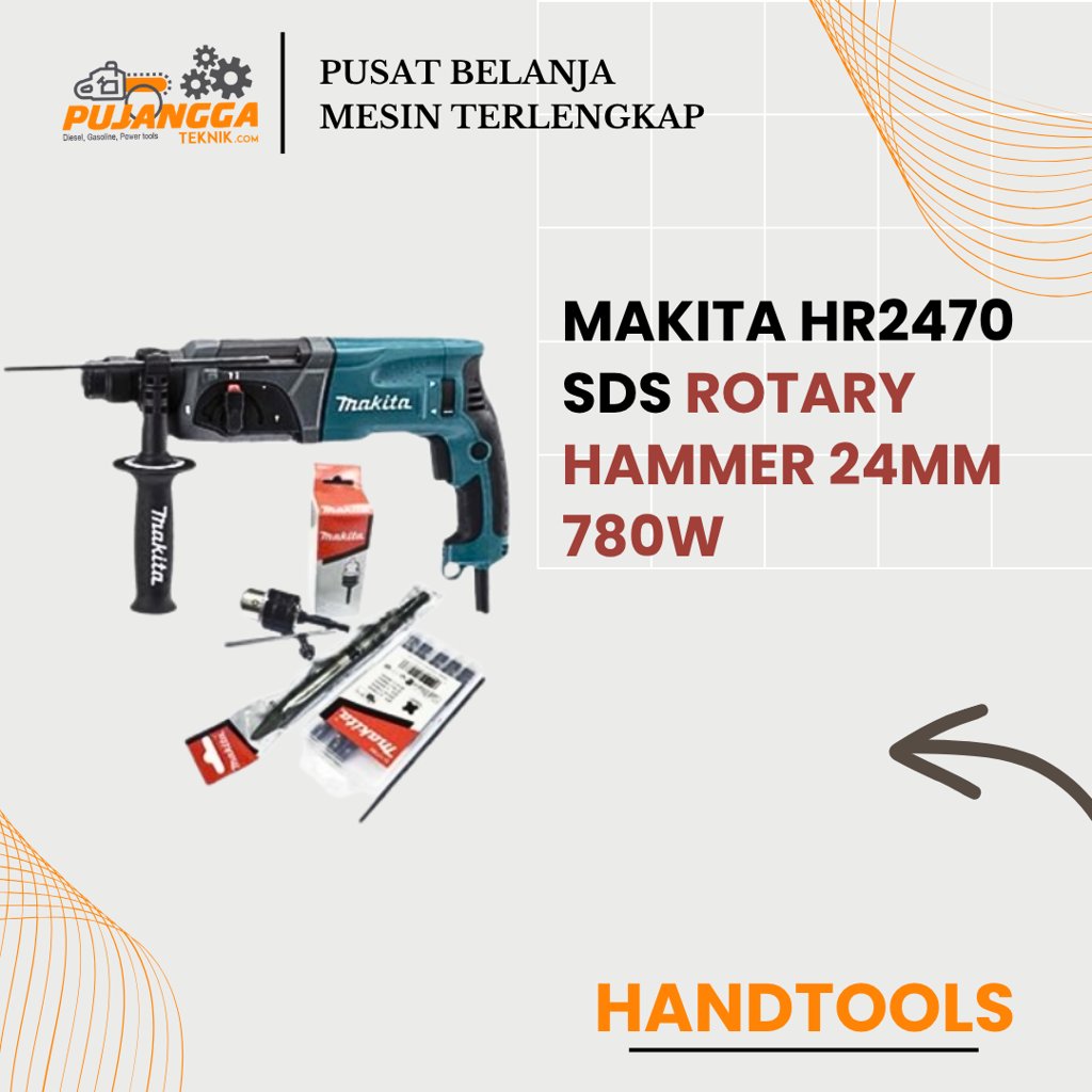 MAKITA HR2470 SDS ROTARY HAMMER 24MM 780W
