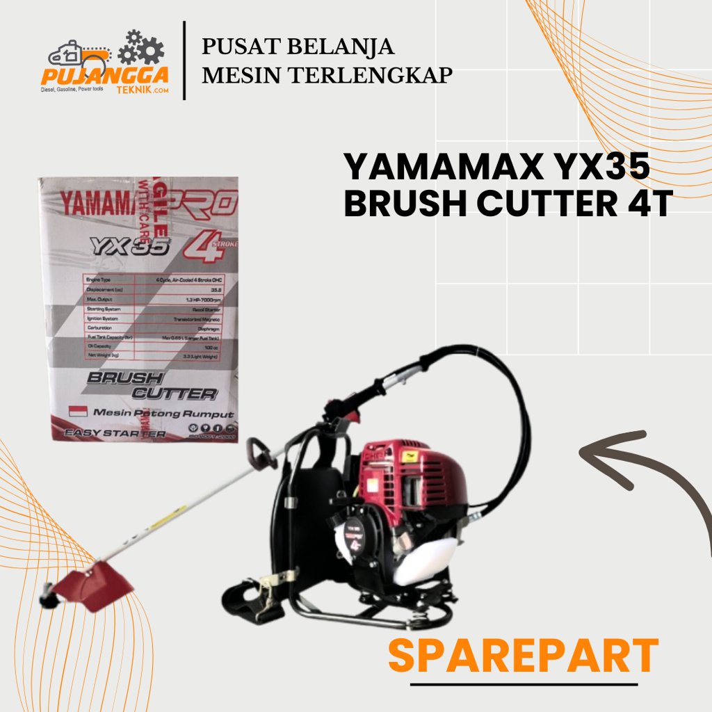 YAMAMAX YX35 BRUSH CUTTER 4T