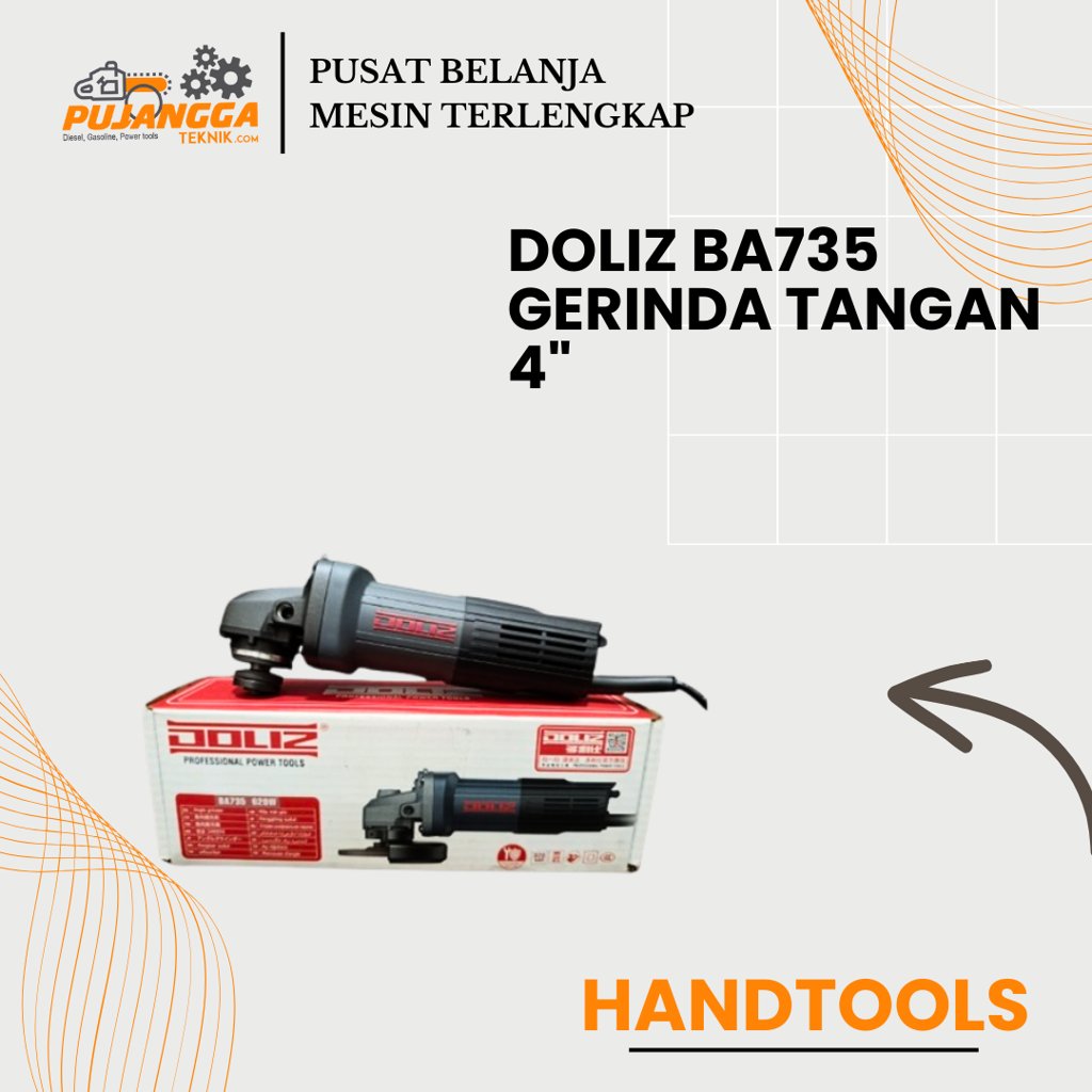 DOLIZ BA735 GERINDA TANGAN 4"