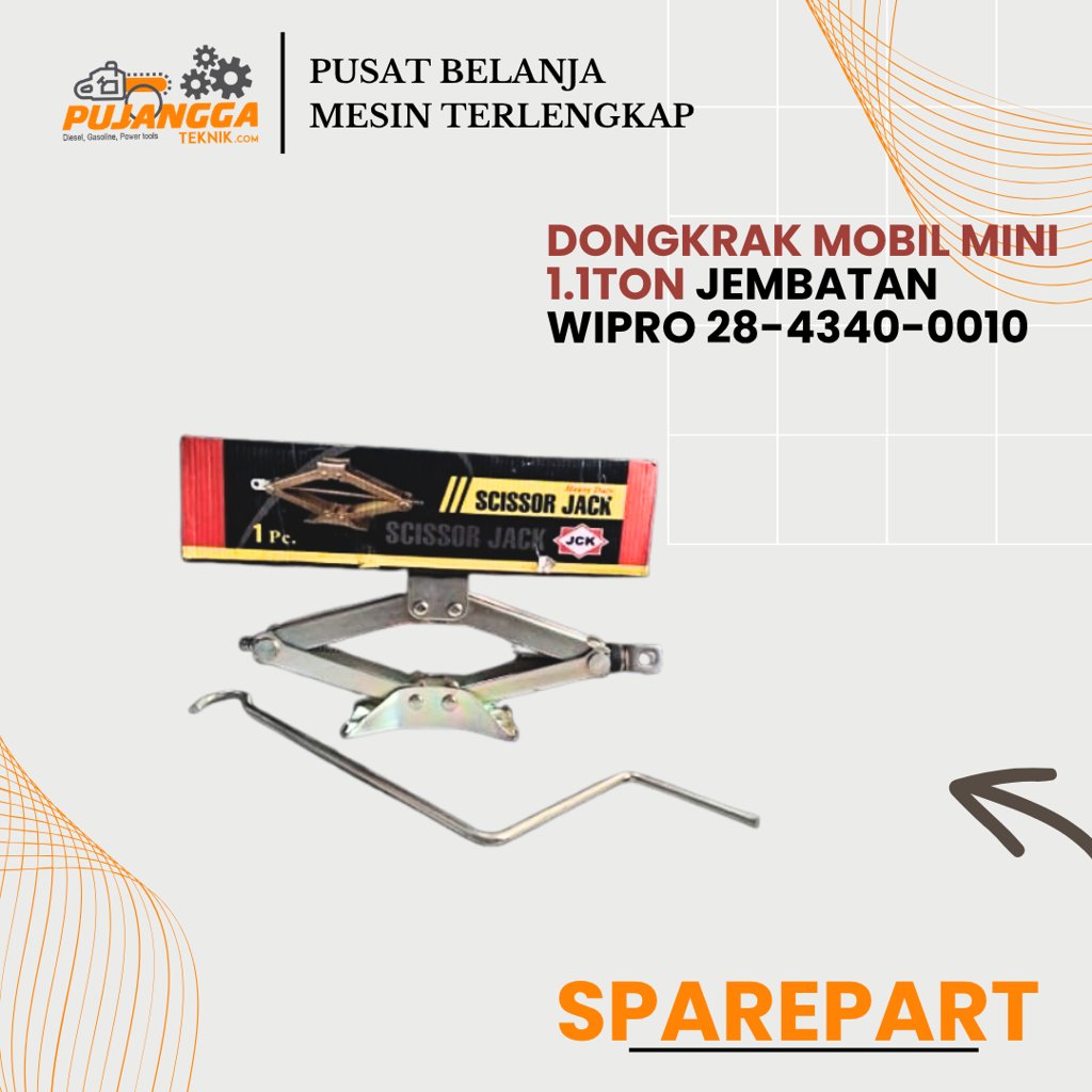 DONGKRAK MOBIL MINI 1.1TON JEMBATAN WIPRO 28-4340-0010