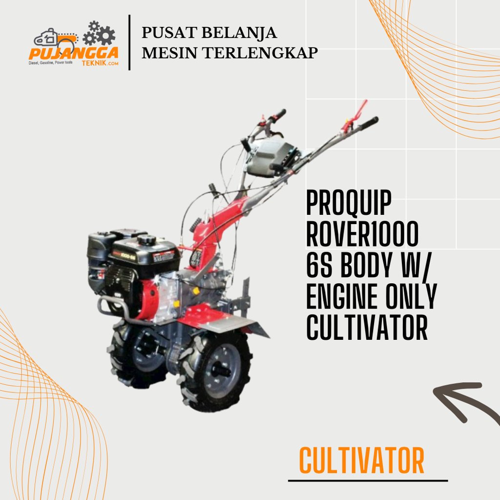 PROQUIP ROVER1000 6S BODY W/ ENGINE ONLY CULTIVATOR