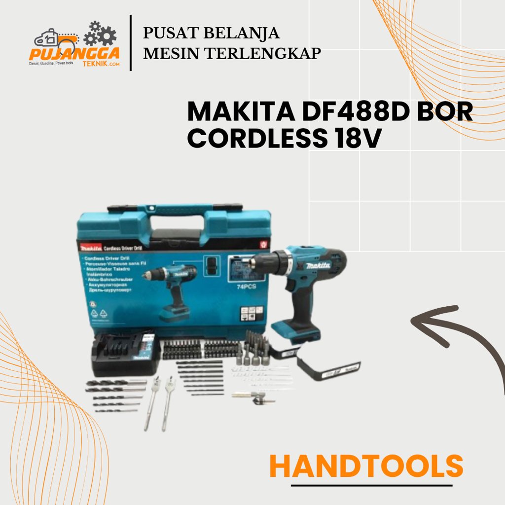MAKITA DF488D BOR CORDLESS 18V