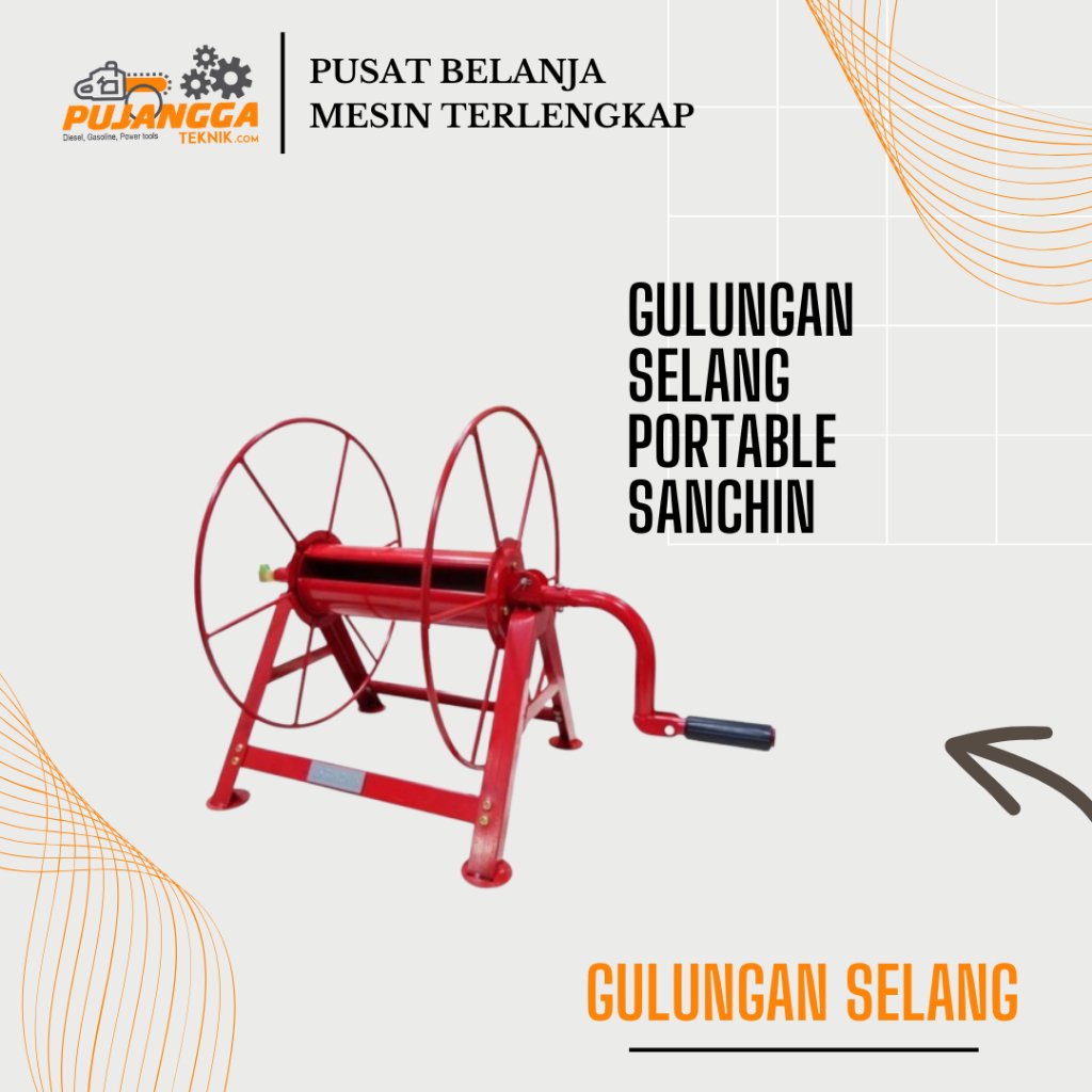 GULUNGAN SELANG 50m PORTABLE SANCHIN
